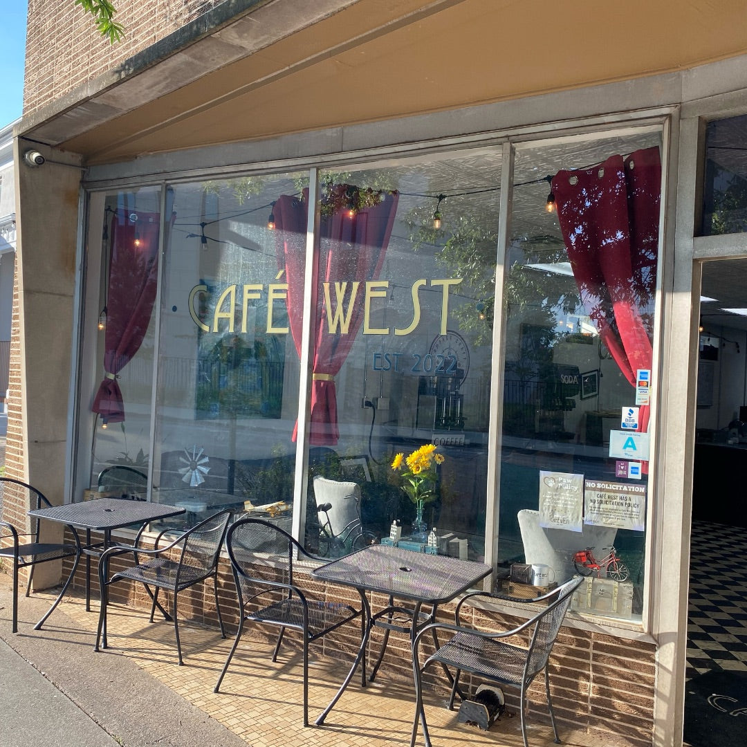 Cafe West exterior in Greenville